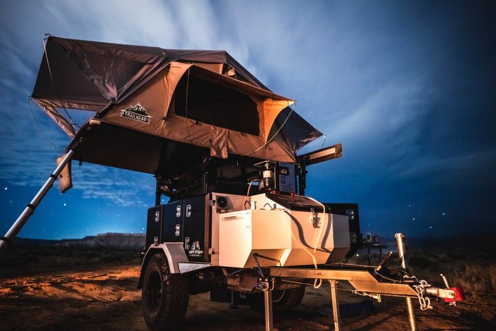 Tuff Stuff Overland TS-RTT-Trailhead Trailhead Soft Shell Rooftop Tent - 2 Person +$100 Gift Card - Recon Recovery