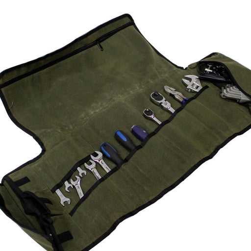 Overland Vehicle Systems Trail Storage Rolling Tool Waxed Canvas Soft Bag -Recon Recovery - Recon Recovery