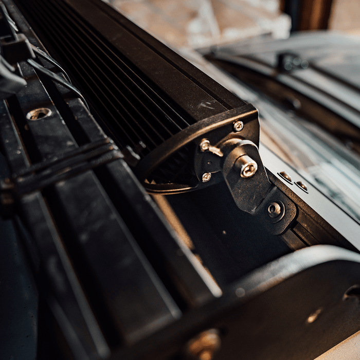 Sherpa Roof Rack Slim LED Light Bar Mounting Brackets - Recon Recovery