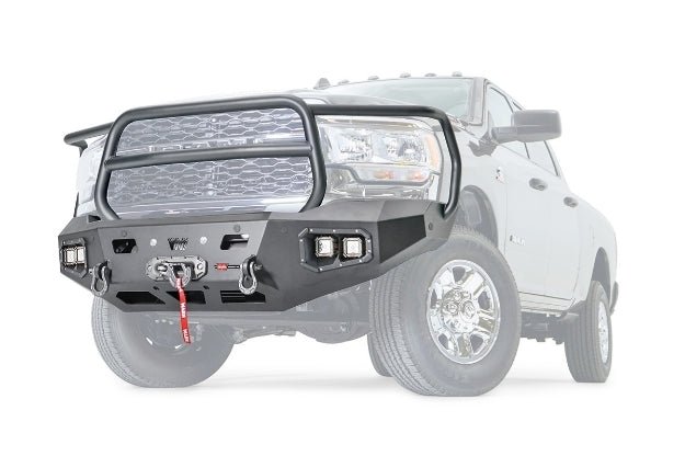 WARN Ascent Front Bumper | 2019 - 2025 Ram 2500 3500 4500 5500 | Winch Ready - Recon Recovery