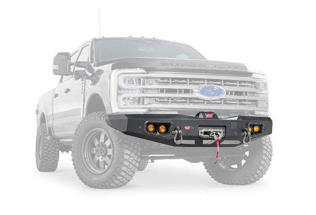 WARN Ascent Front Bumper | 2023 Ford F - 250 & F - 350 Super Duty | Winch Ready - Recon Recovery