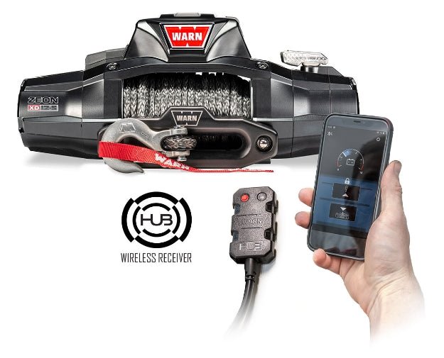 WARN ZEON XD 12 - S Winch – Fastest Line Speed | IP68K Waterproof Synthetic Rope - Recon Recovery