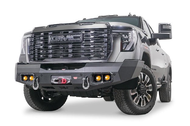 WARN Ascent Front Bumper | 2024 - 2026 GMC Sierra 2500HD | Winch Ready - Recon Recovery