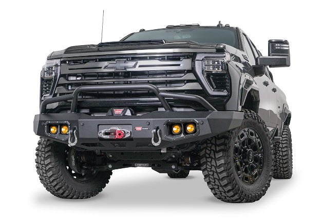 WARN Ascent Front Bumper | 2024 - 2026 Silverado 2500HD | Winch Ready - Recon Recovery