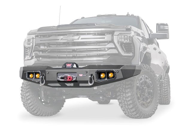 WARN Ascent Front Bumper | 2024 - 2026 Silverado 2500HD | Winch Ready - Recon Recovery
