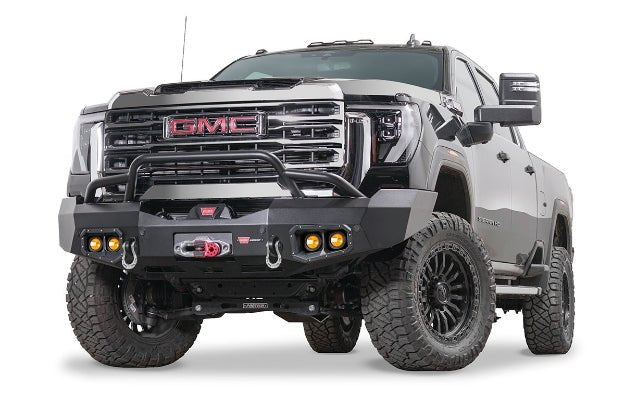 WARN Ascent Front Bumper | 2024 - 2026 GMC Sierra 2500HD | Winch Ready - Recon Recovery