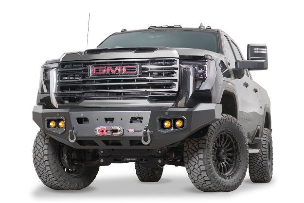 WARN Ascent Front Bumper | 2024 - 2026 GMC Sierra 2500HD & 3500HD | Winch Ready - Recon Recovery