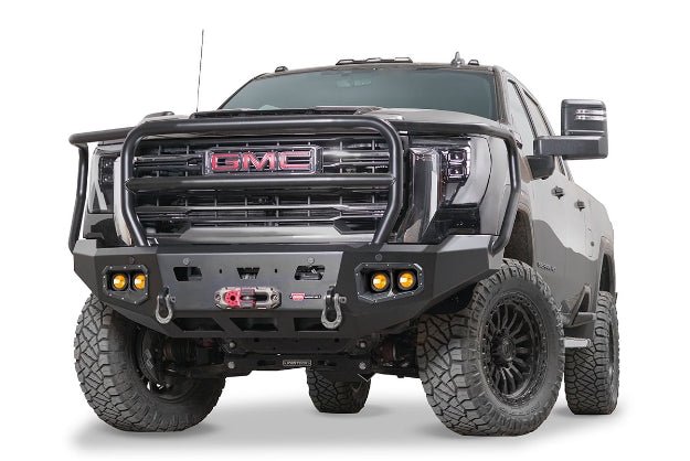 WARN Ascent Front Bumper | 2024 - 2026 GMC Sierra 2500HD & 3500HD | Winch Ready - Recon Recovery