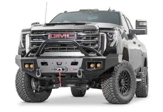 WARN Ascent Front Bumper | 2024 - 2026 GMC Sierra 2500HD & 3500HD | Winch Ready - Recon Recovery