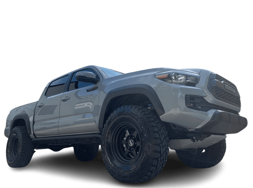 TJM USA Bolt On Chassis Mounted Rock Sliders for 2016-2023 Toyota Tacoma Double Cab - Recon Recovery - Recon Recovery