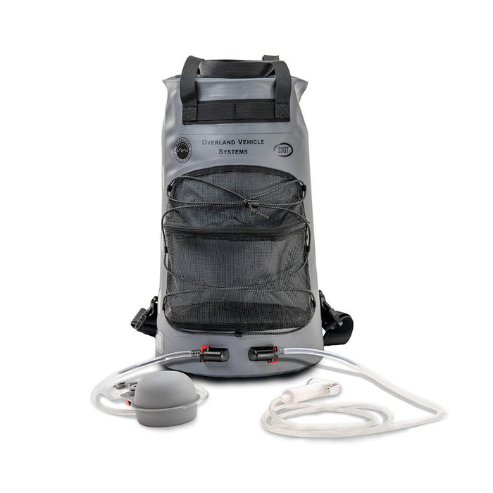 Portable 23 Qt Camp Shower with Nozzle and Accessories - Recon Recovery - Recon Recovery