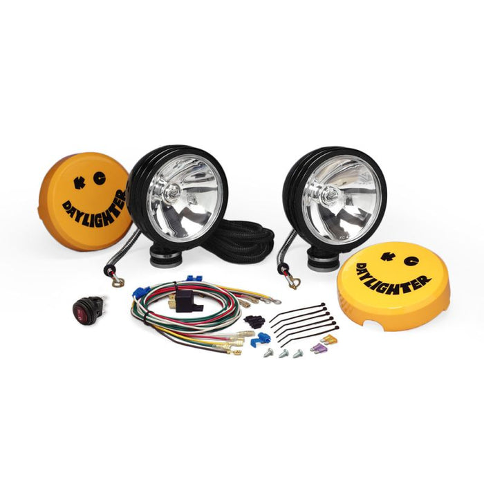 KC Hilites 6" Daylighter 100W Halogen Light Kit w/ Harness (Pair) - Recon Recovery