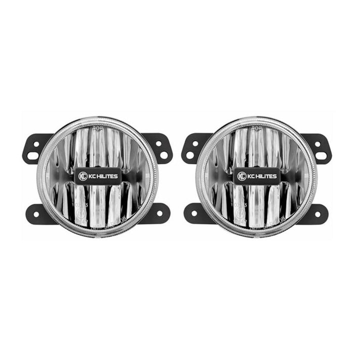 KC Hilites 4" Gravity LED G4 SAE Fog Lights - Pair - Recon Recovery - Recon Recovery