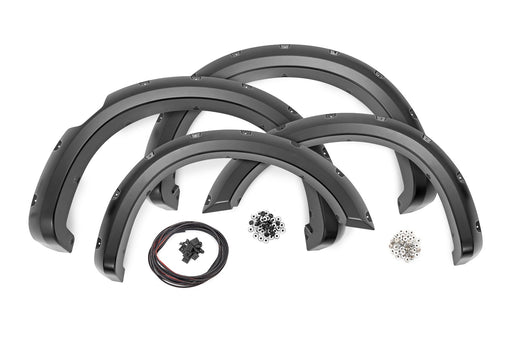 Rough Country Pocket Fender Flares for 2017 - 2024 Nissan Titan - Recon Recovery
