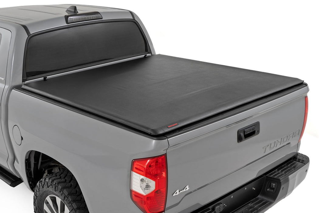 Rough Country Soft Roll Up Bed Cover for 2007 - 2021 Toyota Tundra - Recon Recovery