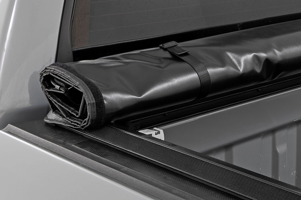 Rough Country Soft Roll Up Bed Cover for 2007 - 2021 Toyota Tundra - Recon Recovery