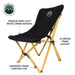 Overland Vehicle Systems Folding Camping chair with Storage Bag - Recon Recovery - Recon Recovery