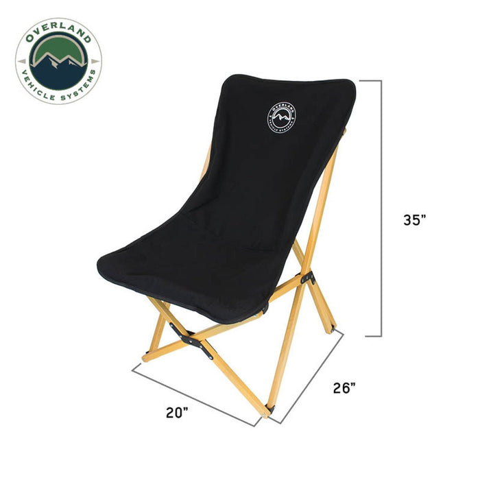 Overland Vehicle Systems Folding Camping chair with Storage Bag - Recon Recovery - Recon Recovery