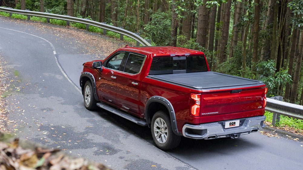 EGR RollTrac Electric Retractable T - Slot Tonneau Cover for 2019 - 2025 GM Silverado Sierra 1500 (5.8') - Recon Recovery - Recon Recovery