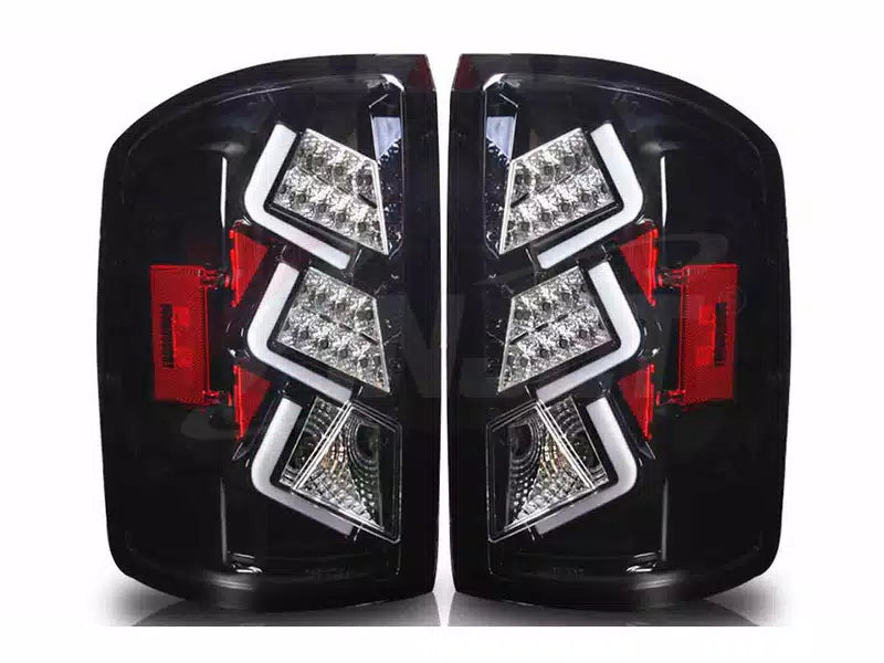 Winjet LED Tail Lights for 2014-2018 GMC Sierra 1500