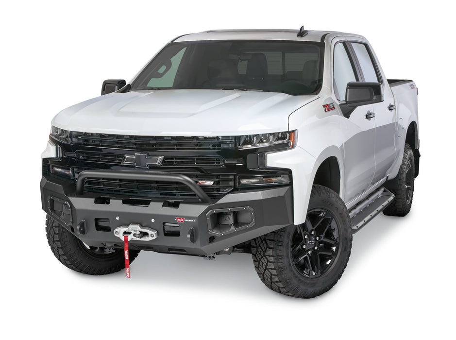 WARN Ascent Front Bumper | 2019–2022 Chevy Silverado 1500 | Winch Ready - Recon Recovery