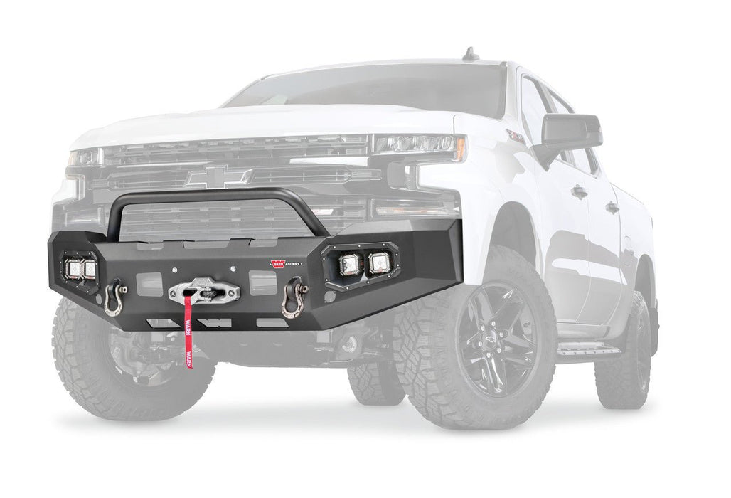 WARN Ascent Front Bumper | 2019–2022 Chevy Silverado 1500 | Winch Ready - Recon Recovery