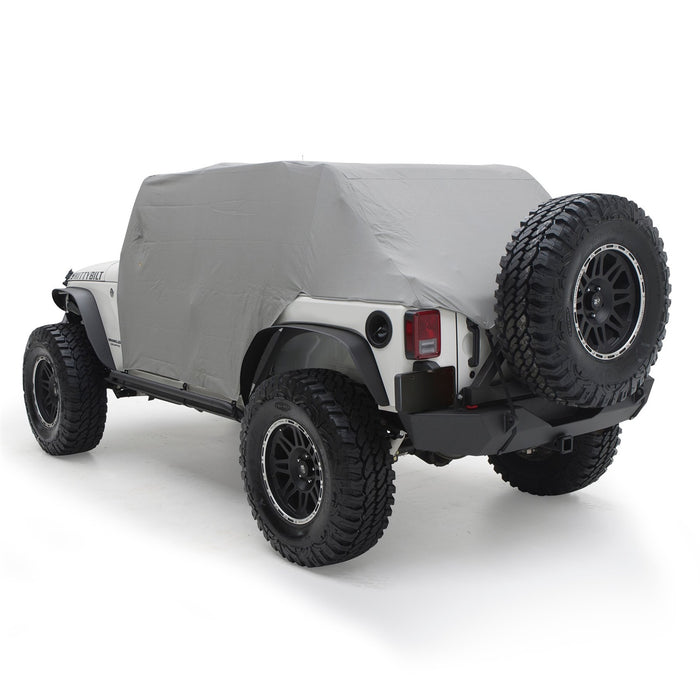 SmittyBilt Water Resistant Cab Cover with Door Flaps for 2007 - 2018 Jeep Wrangler JKU - Recon Recovery