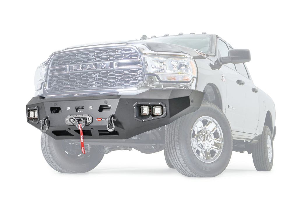 WARN Ascent Front Bumper | 2019 - 2025 Ram 2500 3500 4500 5500 | Winch Ready - Recon Recovery