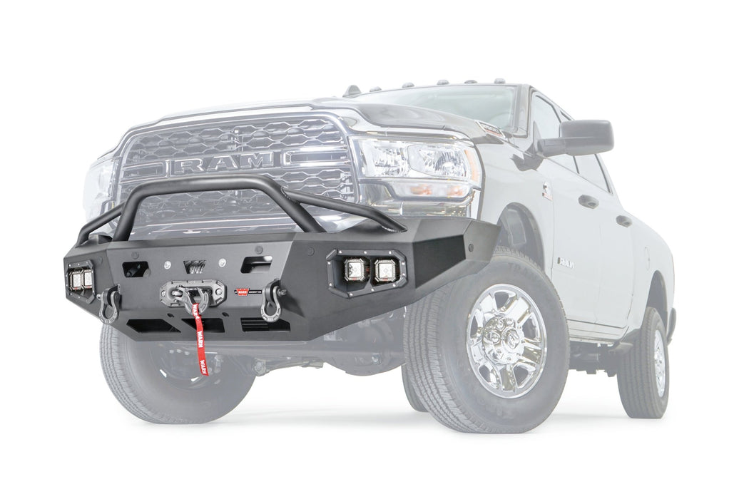 WARN Ascent Front Bumper | 2019 - 2025 Ram 2500 3500 4500 5500 | Winch Ready - Recon Recovery