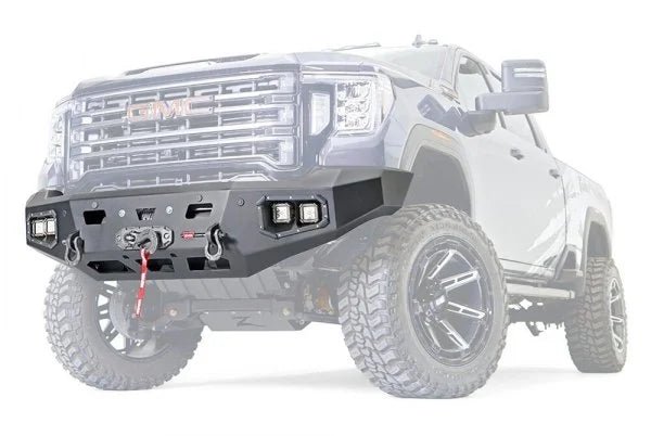 WARN Ascent Front Bumper | 2024 - 2026 GMC Sierra 2500HD & 3500HD | Winch Ready - Recon Recovery