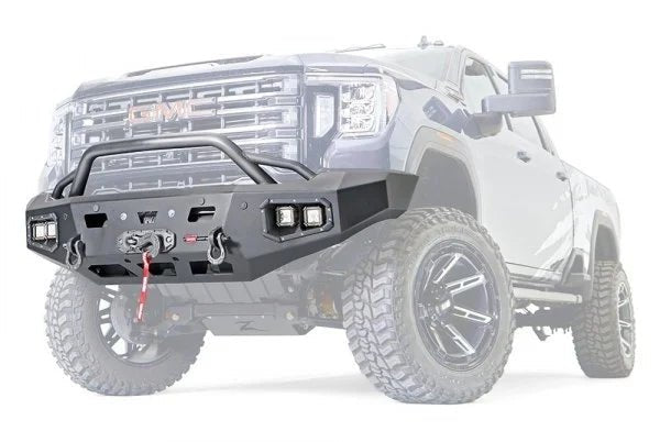 WARN Ascent Front Bumper | 2024 - 2026 GMC Sierra 2500HD & 3500HD | Winch Ready - Recon Recovery