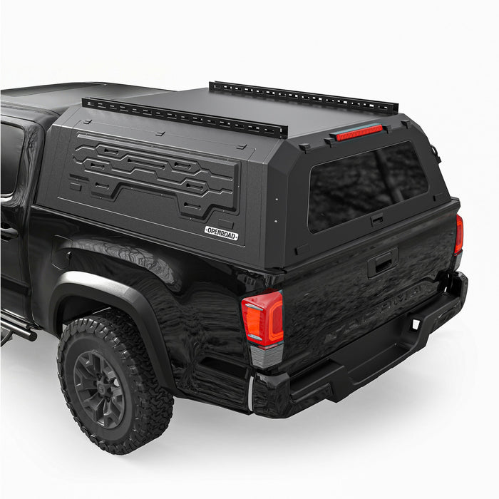 Openroad Aluminum Light Weight Modular Truck Cap for 2016-2023 Toyota Tacoma 6ft Bed