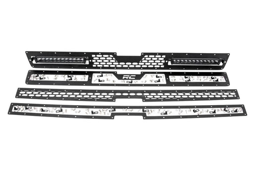 Rough Country Dual 12 inch LED Mesh Grille Kit for 2011-2014 Silverado 2500HD & 3500HD - Recon Recovery