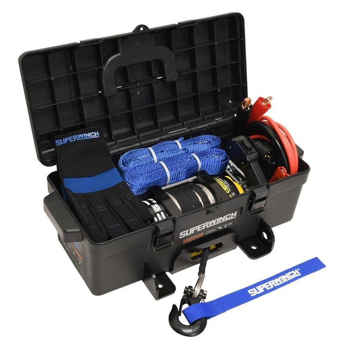 Superwinch Portable Utility 4,000 lbs. Winch Kit - 50 ft. Synthetic Rope - Recon Recovery