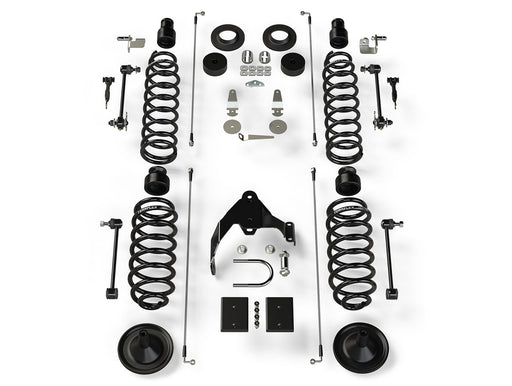 TeraFlex 4" Coil Spring Base Lift Kit - No Shocks for 2007-2018 Jeep Wrangler Unlimited - Recon Recovery
