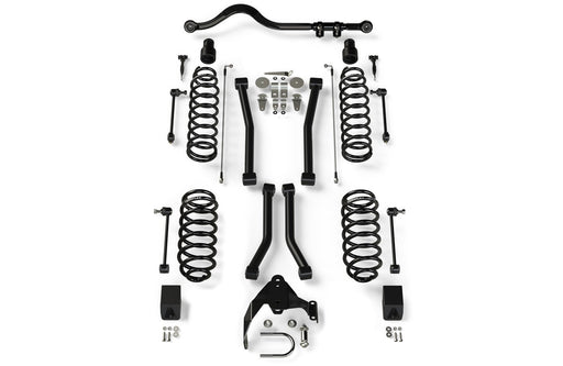 TeraFlex JK 4dr 3" Suspension System W/ 4 Sport Control Arms - No Shocks for 2007-2018 Jeep Wrangler - Recon Recovery