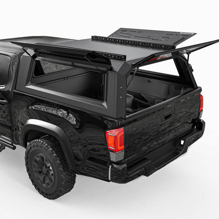 Openroad Aluminum Light Weight Modular Truck Cap for 2016-2023 Toyota Tacoma 6ft Bed
