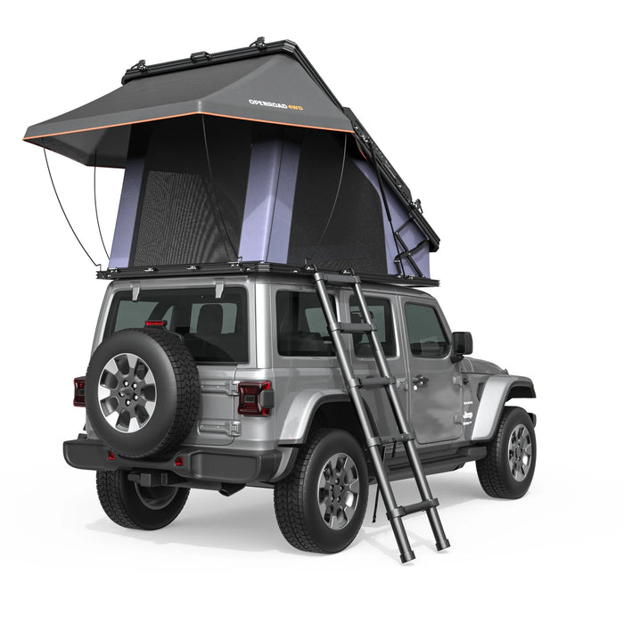 Openroad Aluminum Hard Shell V2 Rooftop Tent with LED Lights - 4 Season - Recon Recovery