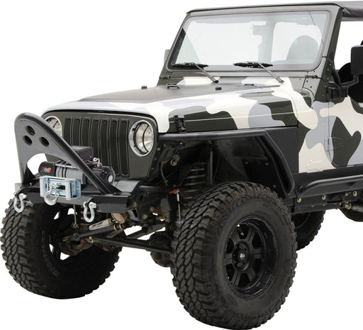 SmittyBilt SRC Front Singer Shorty Bumper for 1987 - 2006 Jeep Wrangler YJ & TJ - Recon Recovery - Recon Recovery