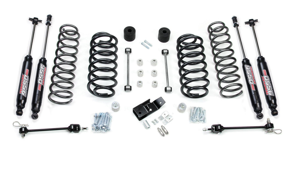 TeraFlex 4" Coil Spring Base Lift Kit W/ Quick Disconnects & 9550 VSS Twin-Tube for 1997-2006 Jeep Wrangler - Recon Recovery