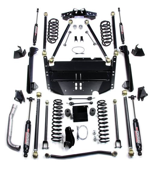 TeraFlex 5" Pro LCG Long Arm Suspension System & 9550 VSS Twin-Tube Shocks for 1997-2006 Jeep Wrangler - Recon Recovery