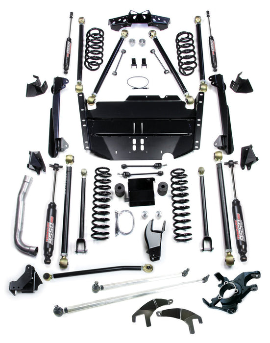 TeraFlex 5" Pro LCG Long Arm Suspension System & High Steer 9550 VSS Twin-Tube for 2004-2006 Jeep Wrangler - Recon Recovery