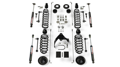 TeraFlex 4" Coil Spring Base Lift Kit & 9550 VSS Twin-Tube for 2007-2018 Jeep Wrangler - Recon Recovery