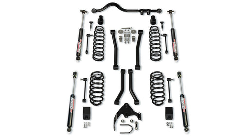 TeraFlex 3" Suspension System W/ 4 Sport Control Arms & 9550 VSS Twin-Tube for 2007-2018 Jeep Wrangler Unlimited - Recon Recovery