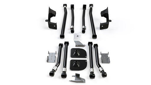 TeraFlex 2" Alpine Rear Stretch Kit & Front Long Control Arm Kit - 8-Arm for 2007-2018 Jeep Wrangler - Recon Recovery