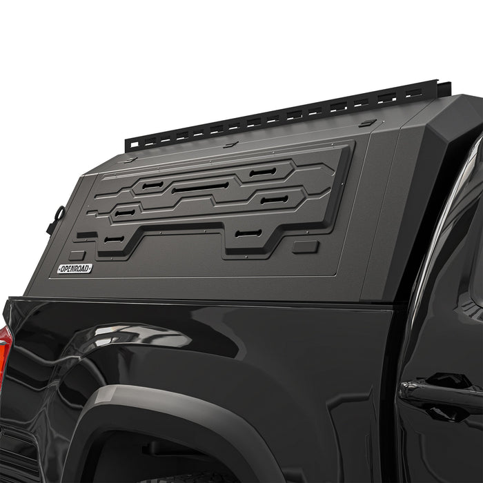 Openroad Aluminum Light Weight Modular Truck Cap for 2016-2023 Toyota Tacoma 6ft Bed