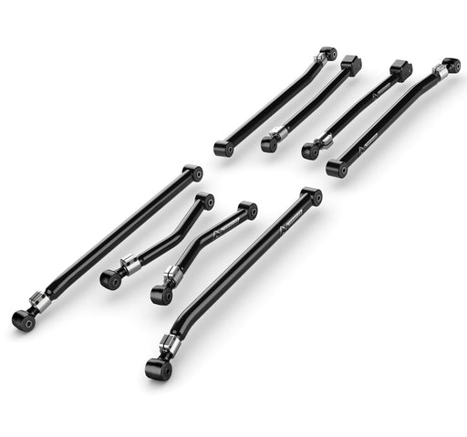 TeraFlex Alpine Long Control Arm Kit - 8-Arm (3-6" Lift) - Arms Only for 2007-2018 Jeep Wrangler - Recon Recovery