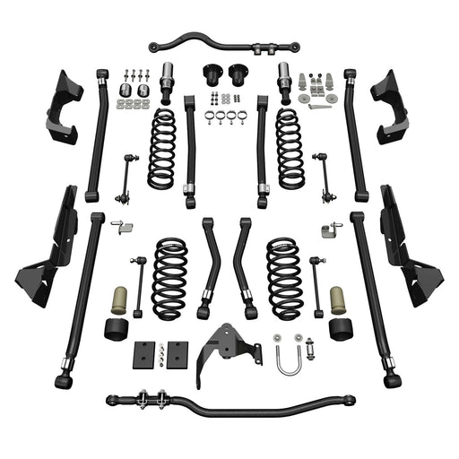 TeraFlex 4" Alpine CT4 Long Arm Suspension System - No Shocks for 2007-2018 Jeep Wrangler Unlimited - Recon Recovery