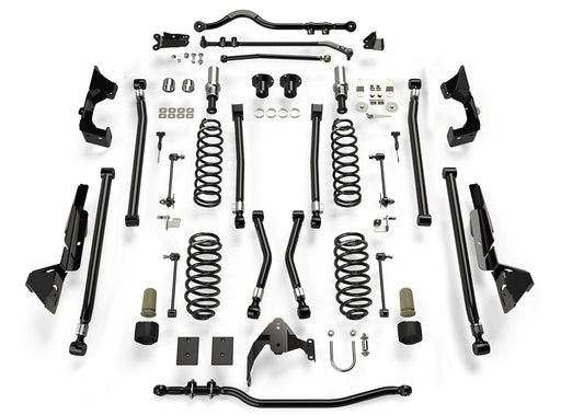 TeraFlex 6" Alpine CT6 Long Arm Suspension System - No Shocks for 2007-2018 Jeep Wrangler Unlimited - Recon Recovery