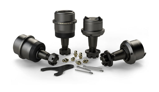 TeraFlex Dana 30/44 HD Ball Joint Kit W/out Knurl - (2 Upper & 2 Lower) for 1997-2006 Jeep Wrangler - Recon Recovery